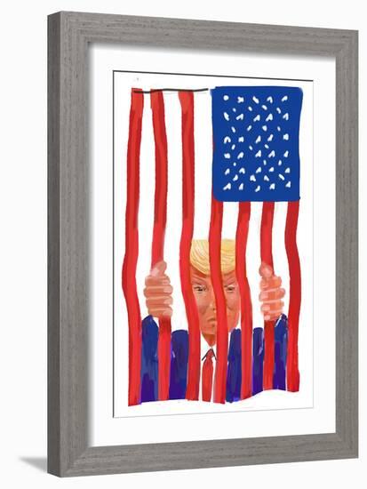 Trump, 2022 (Digital Print)-Lincoln Seligman-Framed Giclee Print