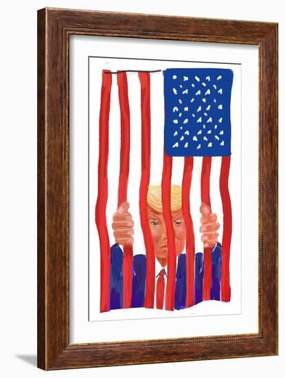 Trump, 2022 (Digital Print)-Lincoln Seligman-Framed Giclee Print