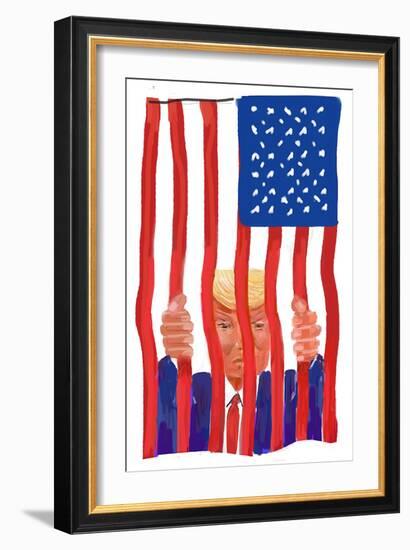 Trump, 2022 (Digital Print)-Lincoln Seligman-Framed Giclee Print