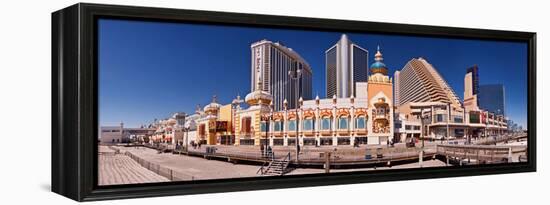 Trump's Taj Mahal Casino Along the Boardwalk, Atlantic City, New Jersey, USA-null-Framed Stretched Canvas