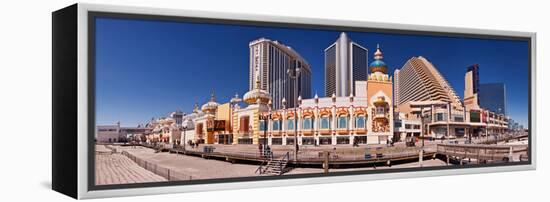 Trump's Taj Mahal Casino Along the Boardwalk, Atlantic City, New Jersey, USA-null-Framed Stretched Canvas