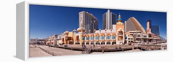 Trump's Taj Mahal Casino Along the Boardwalk, Atlantic City, New Jersey, USA-null-Framed Stretched Canvas