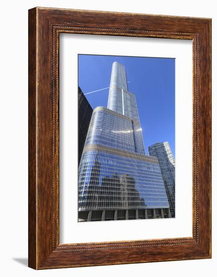 Trump Tower, Chicago's Second Tallest Building, Chicago, Illinois, United States of America-Amanda Hall-Framed Photographic Print