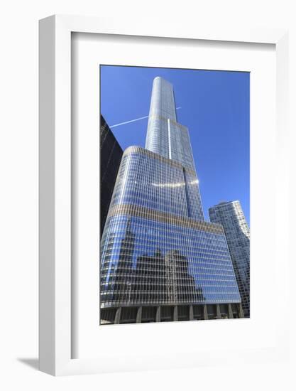 Trump Tower, Chicago's Second Tallest Building, Chicago, Illinois, United States of America-Amanda Hall-Framed Photographic Print