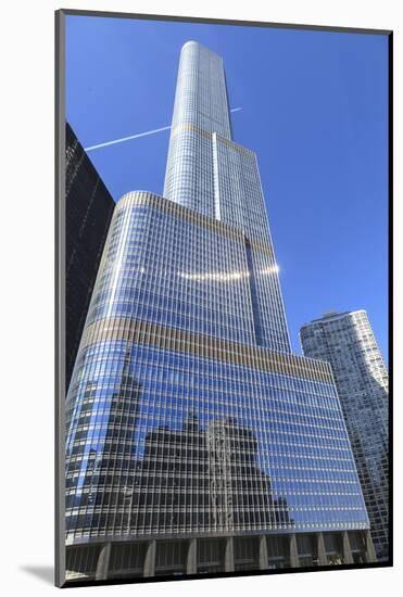 Trump Tower, Chicago's Second Tallest Building, Chicago, Illinois, United States of America-Amanda Hall-Mounted Photographic Print