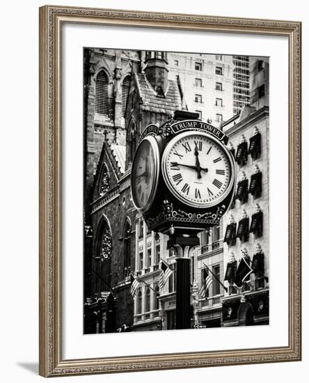 Trump Tower Clock-Philippe Hugonnard-Framed Photographic Print