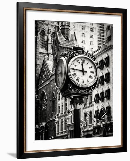 Trump Tower Clock-Philippe Hugonnard-Framed Photographic Print