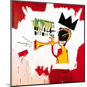 Trumpet, 1984-Jean-Michel Basquiat-Mounted Giclee Print