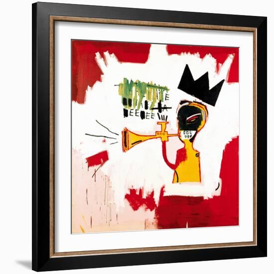 Trumpet, 1984-Jean-Michel Basquiat-Framed Giclee Print