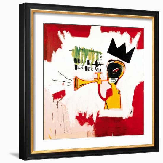 Trumpet, 1984-Jean-Michel Basquiat-Framed Giclee Print