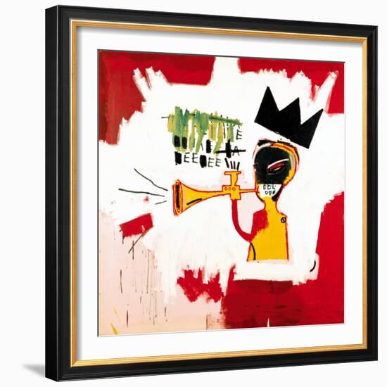 Trumpet, 1984-Jean-Michel Basquiat-Framed Giclee Print