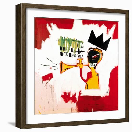 Trumpet, 1984-Jean-Michel Basquiat-Framed Giclee Print