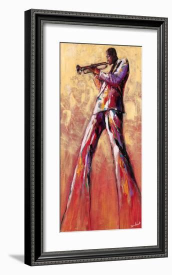 Trumpet Solo-Monica Stewart-Framed Art Print