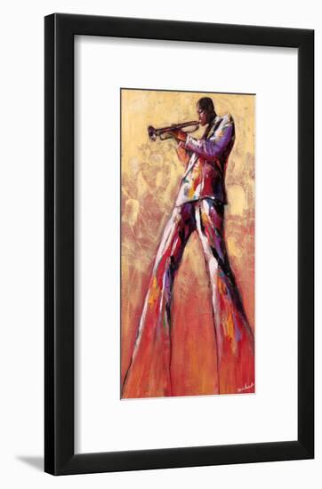 Trumpet Solo-Monica Stewart-Framed Art Print