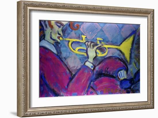 Trumpet-Gina Bernardini-Framed Giclee Print