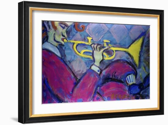 Trumpet-Gina Bernardini-Framed Giclee Print