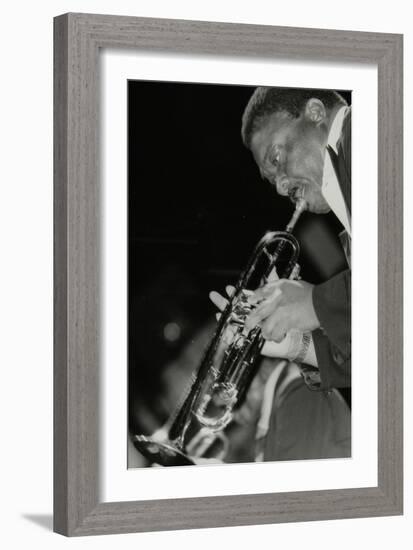 Trumpeter Cat Anderson Performing at the Newport Jazz Festival, Ayresome Park, Middlesbrough, 1978-Denis Williams-Framed Photographic Print