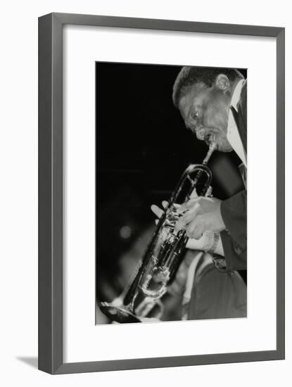 Trumpeter Cat Anderson Performing at the Newport Jazz Festival, Ayresome Park, Middlesbrough, 1978-Denis Williams-Framed Photographic Print