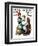 "Trumpeter" Saturday Evening Post Cover, November 7,1931-Norman Rockwell-Framed Giclee Print