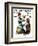 "Trumpeter" Saturday Evening Post Cover, November 7,1931-Norman Rockwell-Framed Giclee Print