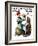 "Trumpeter" Saturday Evening Post Cover, November 7,1931-Norman Rockwell-Framed Giclee Print