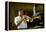 Trumpeter Wynton Marsalis Playing His Instrument, at Recording Session-Ted Thai-Framed Premier Image Canvas