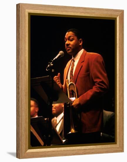 Trumpeter Wynton Marsalis-null-Framed Premier Image Canvas