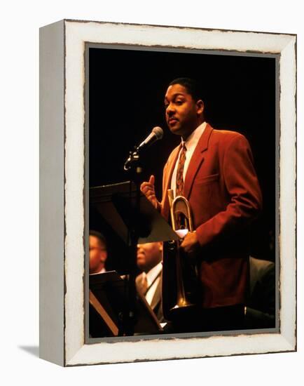 Trumpeter Wynton Marsalis-null-Framed Premier Image Canvas