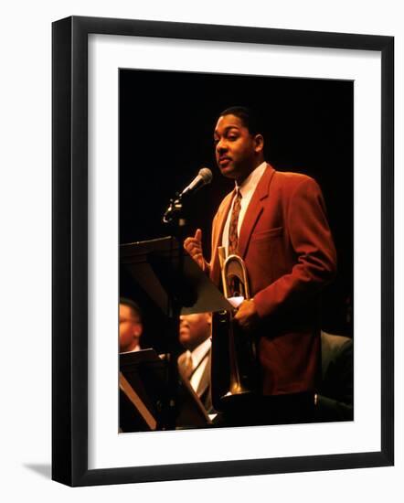 Trumpeter Wynton Marsalis-null-Framed Photographic Print