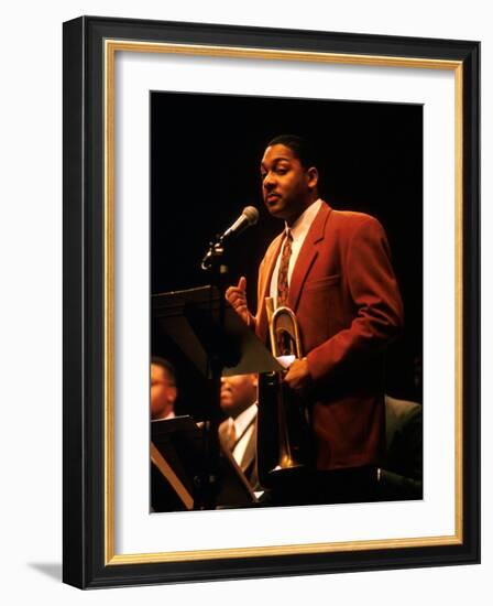 Trumpeter Wynton Marsalis-null-Framed Photographic Print