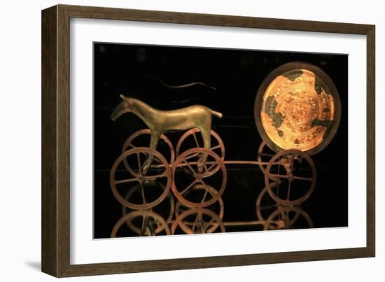 Trundholm Sun Chariot, Bronze Age-Detlev Van Ravenswaay-Framed Photographic Print