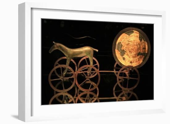 Trundholm Sun Chariot, Bronze Age-Detlev Van Ravenswaay-Framed Photographic Print