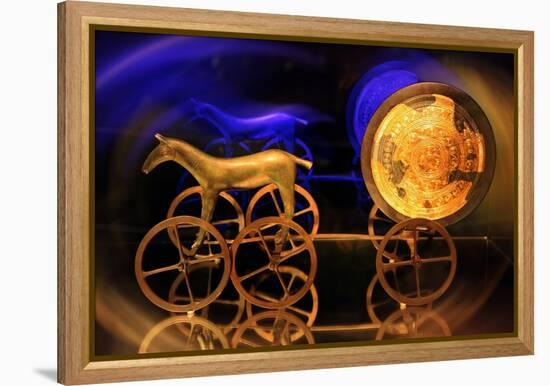 Trundholm Sun Chariot-Detlev Van Ravenswaay-Framed Premier Image Canvas