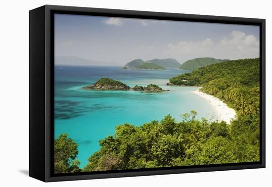 Trunk Bay at St. John Island in U. S. Virgin Islands-Macduff Everton-Framed Premier Image Canvas