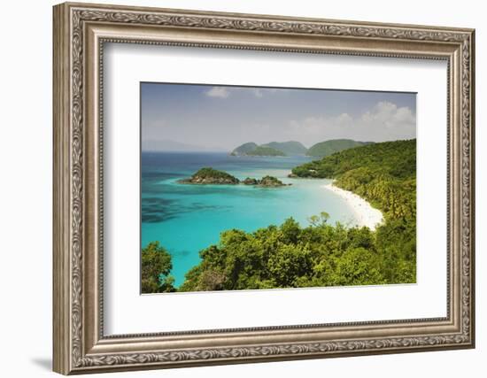 Trunk Bay at St. John Island in U. S. Virgin Islands-Macduff Everton-Framed Photographic Print