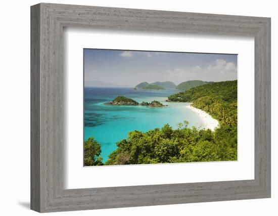 Trunk Bay at St. John Island in U. S. Virgin Islands-Macduff Everton-Framed Photographic Print