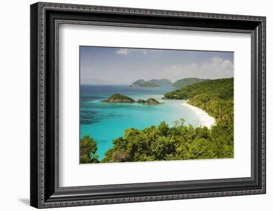 Trunk Bay at St. John Island in U. S. Virgin Islands-Macduff Everton-Framed Photographic Print