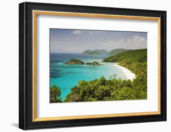 Trunk Bay at St. John Island in U. S. Virgin Islands-Macduff Everton-Framed Photographic Print