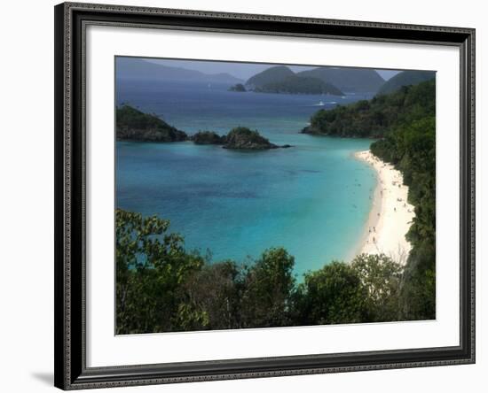 Trunk Bay Beach, St Johns, US Virgin Islands-Bill Bachmann-Framed Photographic Print