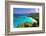 Trunk Bay Panorama, Saint John, US Virgin Islands-George Oze-Framed Photographic Print