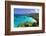 Trunk Bay Panorama, Saint John, US Virgin Islands-George Oze-Framed Photographic Print