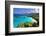 Trunk Bay Panorama, Saint John, US Virgin Islands-George Oze-Framed Photographic Print