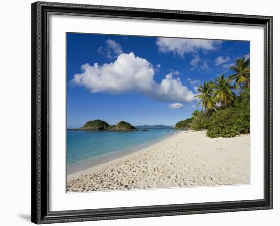 Trunk Bay, St. John, U.S. Virgin Islands, West Indies, Caribbean, Central America-Gavin Hellier-Framed Photographic Print