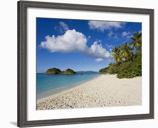 Trunk Bay, St. John, U.S. Virgin Islands, West Indies, Caribbean, Central America-Gavin Hellier-Framed Photographic Print