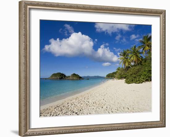 Trunk Bay, St. John, U.S. Virgin Islands, West Indies, Caribbean, Central America-Gavin Hellier-Framed Photographic Print