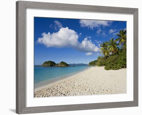 Trunk Bay, St. John, U.S. Virgin Islands, West Indies, Caribbean, Central America-Gavin Hellier-Framed Photographic Print