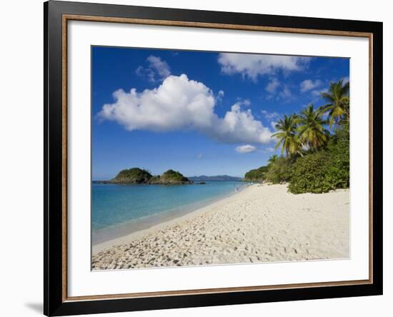 Trunk Bay, St. John, U.S. Virgin Islands, West Indies, Caribbean, Central America-Gavin Hellier-Framed Photographic Print