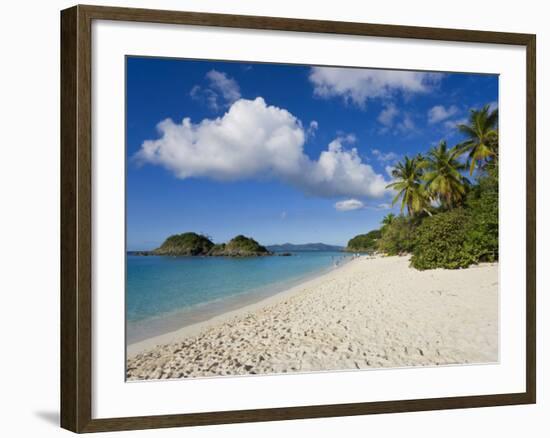 Trunk Bay, St. John, U.S. Virgin Islands, West Indies, Caribbean, Central America-Gavin Hellier-Framed Photographic Print