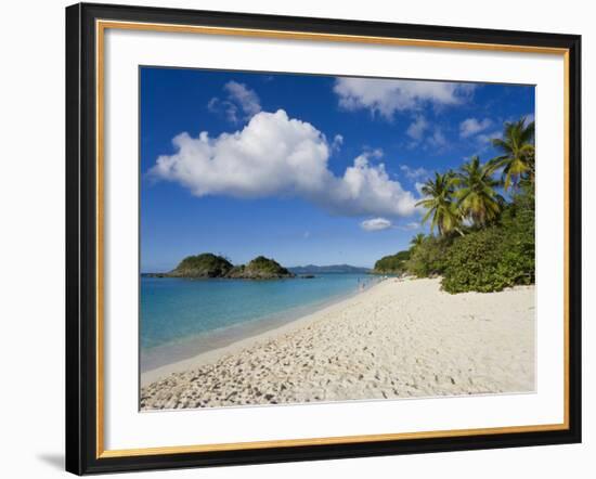 Trunk Bay, St. John, U.S. Virgin Islands, West Indies, Caribbean, Central America-Gavin Hellier-Framed Photographic Print