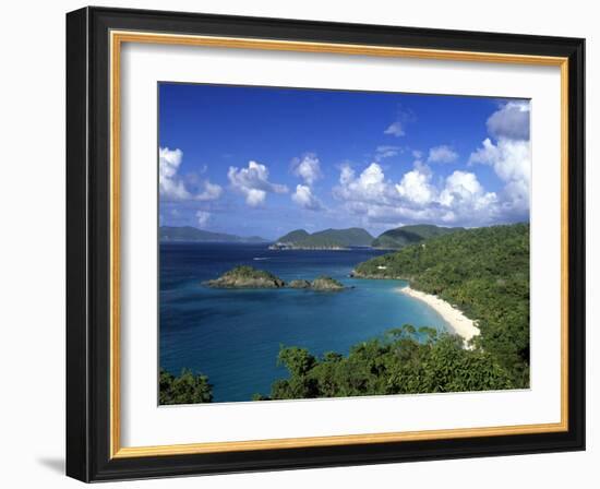 Trunk Bay, St. John, Us Virgin Islands, Caribbean-Walter Bibikow-Framed Photographic Print